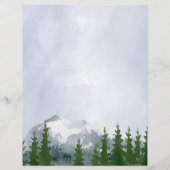 バジェットフォレストマウンテン結婚式招待状 (裏面)