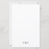 バジェットフォーマルクラシック縁どブラックスクエア結婚ズ (裏面)