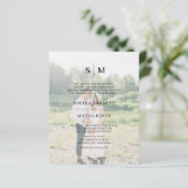 バジェットフォーマル写真エレガントQRコー結婚ド (スタンド正面)