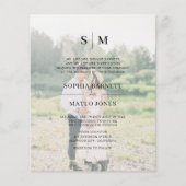 バジェットフォーマル写真エレガントQRコー結婚ド (正面)