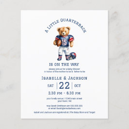 バジェットフットボール小さなクォーターバックベビーシャワー