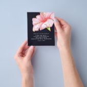 バジェットフライヤー紙結婚式の招待 チラシ (手)