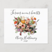 バジェットフラワーブーケ記念&葬式フライヤー (正面)