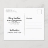 バジェットフランスのブルドッグのクリスマスパピードッグホリデイ (裏面)