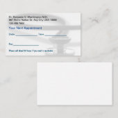 バジェットフレンドリーバルク医療アポイントメントカード 予約カード (正面/裏面)