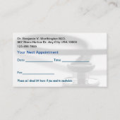 バジェットフレンドリーバルク医療アポイントメントカード 予約カード (正面)