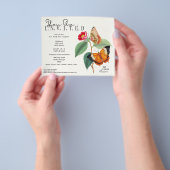 バジェットフレンドリーファミリー懇親会招待状フライヤー チラシ (手)