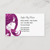 バジェットフレンドリーヘアスタイリスト 名刺 (正面)