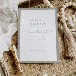 バジェットフレームセーブ・ザ・デート案内フォトカード セーブザデート