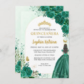 バジェットフローラエメラルドグリーンプリンセスキンセアニェラ ノートカード (正面/裏面)