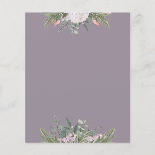 バジェットフローラダスティラバ結婚ンダーズフライヤー (裏面)