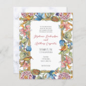 バジェットフローラチノイスリーバード庭園の結婚式 (正面/裏面)