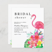 バジェットフローラトロピカルフラミンゴブライダルシャワー (正面/裏面)