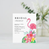 バジェットフローラトロピカルフラミンゴブライダルシャワー (スタンド正面)