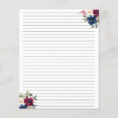 バジェットフローラネイビーブルーブルガンディーキッチンレシピ チラシ (裏面)