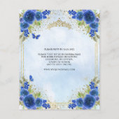 バジェットフローラネイビーブルー金ゴールドティアラキンセアニラ チラシ (裏面)