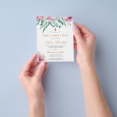 バジェットフローラピンクの聖なる最初の聖体拝領 チラシ (手)