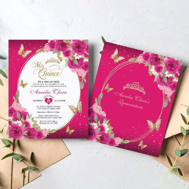 バジェットフローラピンク金ゴールドバタフライミーキンセアニラ (クリエイターアップロード済み)