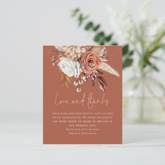 バジェットフローラフォトラヴ感謝していテラコタ結婚の (スタンド正面)