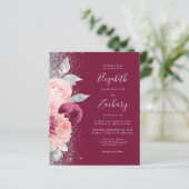 バジェットフローラブルゴーニュ赤面シルバー結婚ズ (スタンド正面)