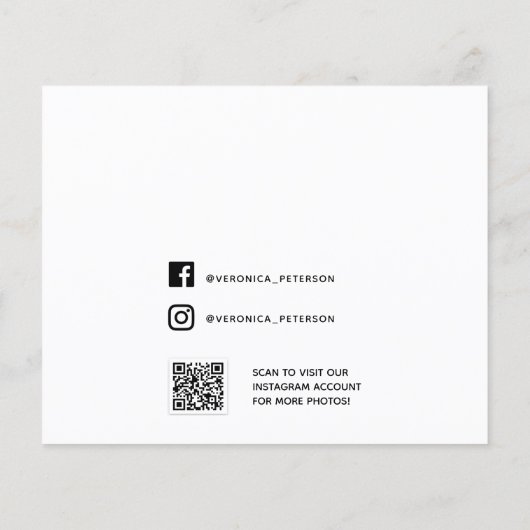 バジェットフローラ写真iQRコード感謝していあなた (裏面)