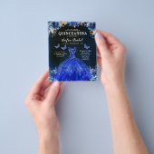 バジェットフローラ王室のブループリンセスキンセアニェラ チラシ (手)