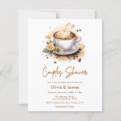 バジェットフローラ結婚ズカップルブライダルシャワー招待状 (正面)