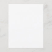 バジェットブライダルシャワーホワイトガウン招待状 (裏面)