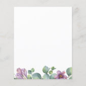 バジェットブライダルシャワーユーカリプスグリーンリュースポリキュラント (裏面)