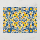 バジェットブライダルシャワーヴィンテージレモ地中海のン シーズンポストカード (裏面)