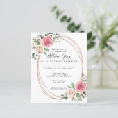 バジェットブライダルシャワー招待フライヤー (スタンド正面)