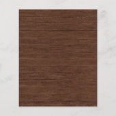 バジェットブライダルシャワー素朴ウッドピンクフローラ (裏面)