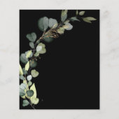 バジェットブライダルブランチ&バブリーブラック招待状 (裏面)