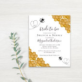 バジェットブライドへBeeブライダルシャワーへの招待