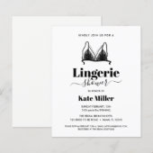 バジェットブラックオーラランジェリーブライダルシャワー (正面/裏面)