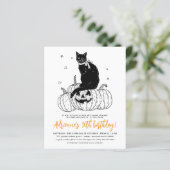 バジェットブラックキャットハロウィンカボチャ誕生日パーティー (スタンド正面)