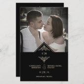 バジェットブラックゴールデンシックレースロマンチックカップル (正面/裏面)