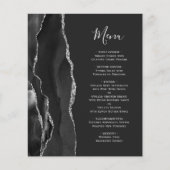 バジェットブラックシルバーAgateダーク結婚ズのメニュー (正面)