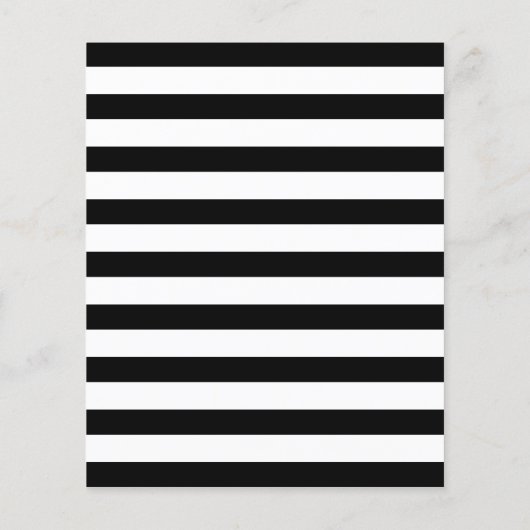 バジェットブラックストライプ金ゴールドカップルシャワー招待状 (裏面)