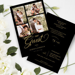 バジェットブラックトレンディーコラージュ4枚の写真スクファンシーリプト