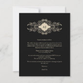 バジェットブラックトレンディーレ結婚ースズ3フォトコラージュ (裏面)