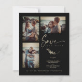 バジェットブラックトレンディー結婚ブランチの3つの写真 (正面)