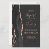 バジェットブラックバラ金ゴールドアゲイト暗いQRコード結婚ズ (正面)