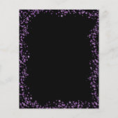 バジェットブラックパープルグラムグリッターバルーン誕生日 チラシ (裏面)