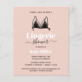 バジェットブラックピンクオーラランジェリーブライダルシャワー (正面)