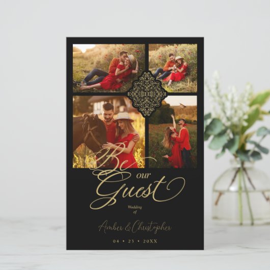 バジェットブラックフェイクゴールデンラグジュアリー映画4枚の写真 (スタンド正面)