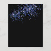 バジェットブラックブルー30thバルーン紙吹雪誕生日 (裏面)