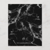 バジェットブラックマーブル結婚ズ チラシ (裏面)