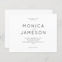 バジェットブラックモダンとホワイト結婚1