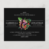 バジェットブラックモダントロピカルブーケ結婚ーズ (正面)